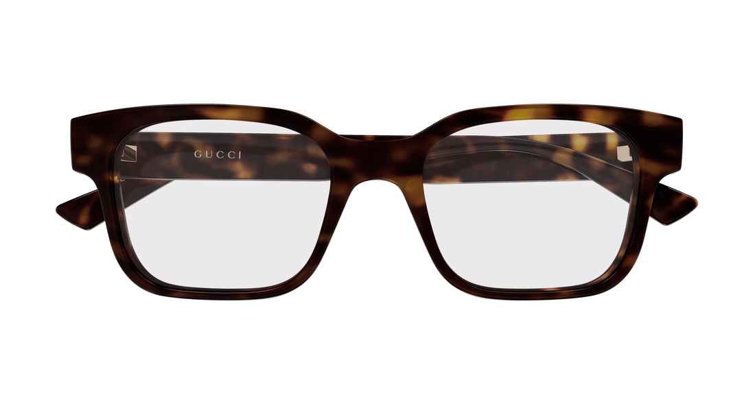 Brillen gucci gg2087o 006 havana rectangular / squared masculino größe 54mm - Detailansicht