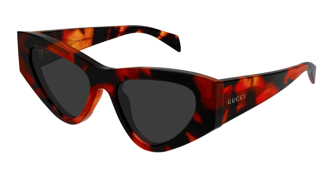 Sunglasses gucci gg2019s 002 havana cat eye femenino size 53mm - Main view