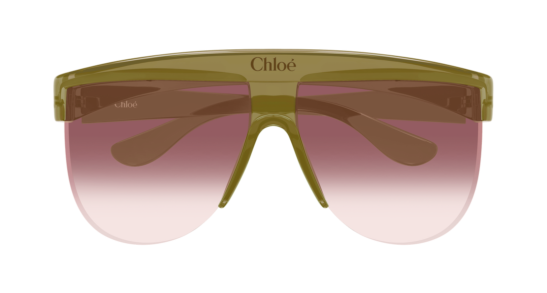 Lunettes de soleil chloé ch0416s 005 verde pilot/navigator femenino taille 68mm - Vue détaillée