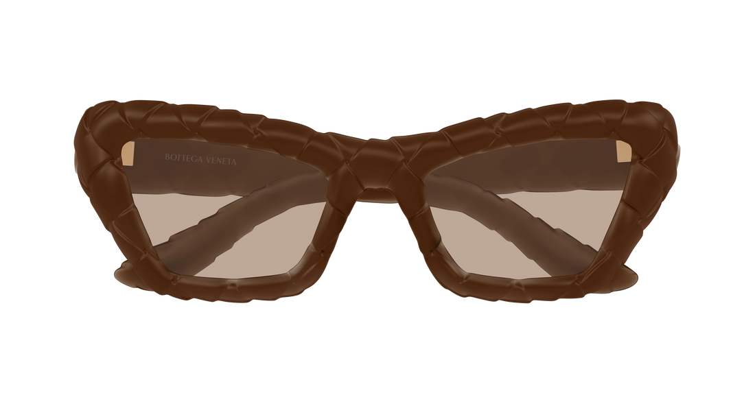 Sunglasses bottega veneta bv1438s 002 marron cat eye femenino size 56mm - Detailed view