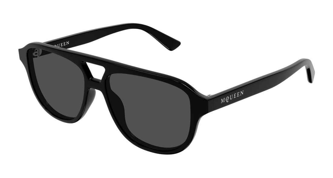 Sonnenbrillen alexander mcqueen am0573s 001 negro pilot/navigator unisex größe 54mm - Hauptansicht