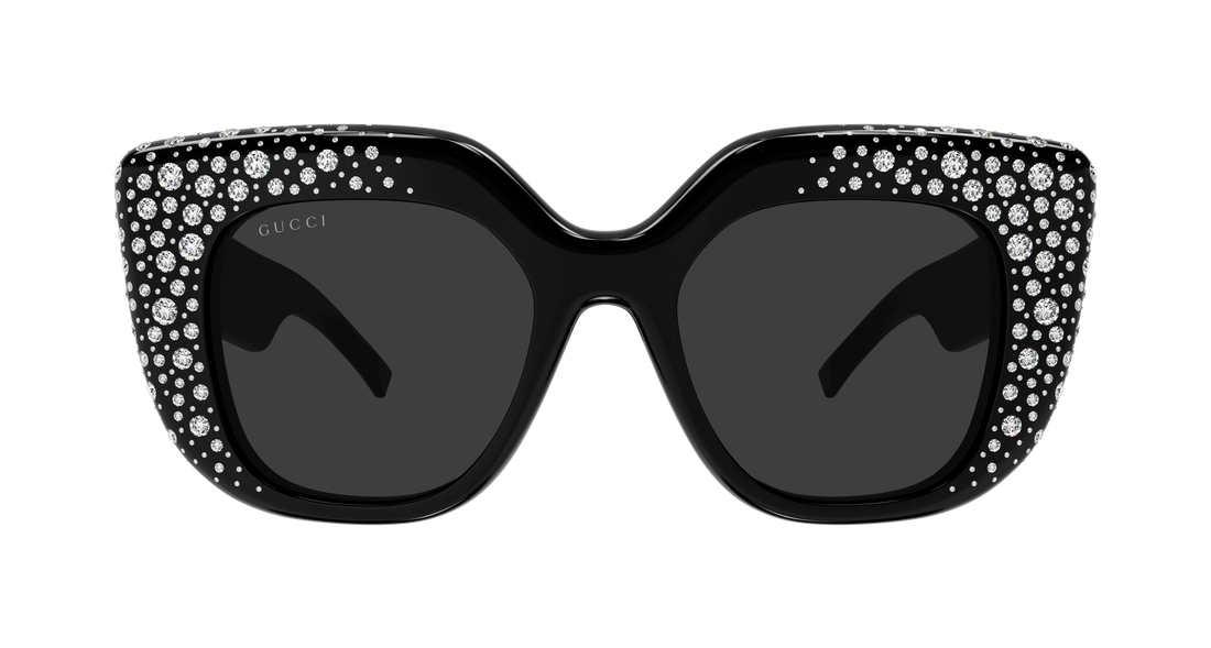 Sonnenbrillen gucci gg2030s 005 negro rectangular / squared femenino größe 50mm - Detailansicht