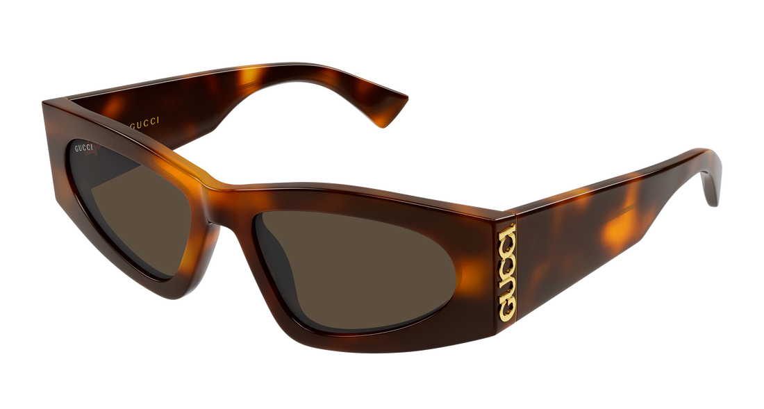 Occhiali da sole gucci gg2040s 002 havana cat eye femenino taglia 54mm - Vista principale