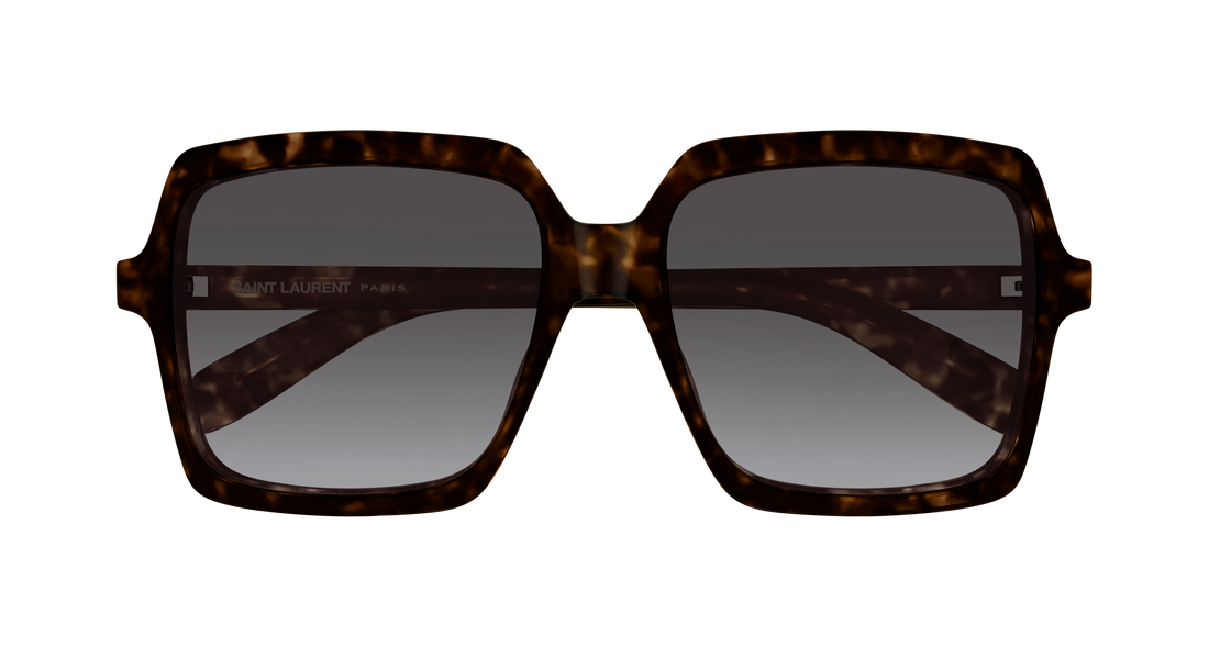 Occhiali da sole saint laurent sl 174 005 havana rectangular / squared femenino taglia 56mm - Vista dettagliata