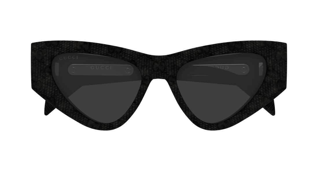 Sunglasses gucci gg2019s 007 negro cat eye femenino size 53mm - Detailed view