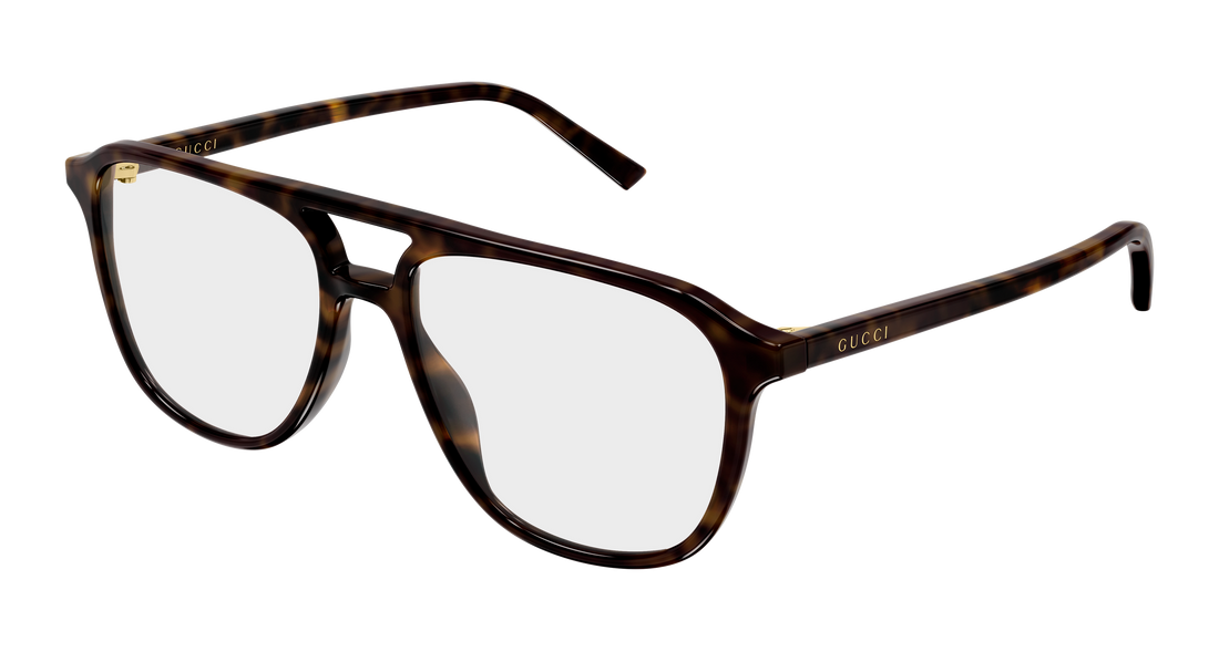 Brillen gucci gg2237o 002 havana pilot/navigator masculino größe 54mm - Hauptansicht