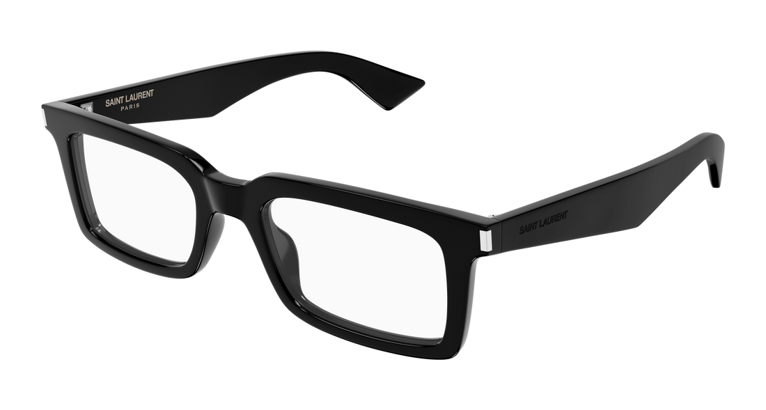 Lunettes de vue saint laurent sl 860 opt 001 negro rectangular / squared masculino taille 52mm - Vue principale
