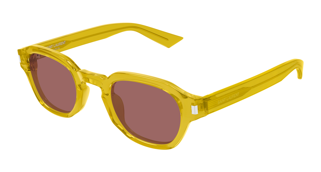 Lunettes de soleil saint laurent sl 946 004 amarillo round/oval/panthos masculino taille 46mm - Vue principale