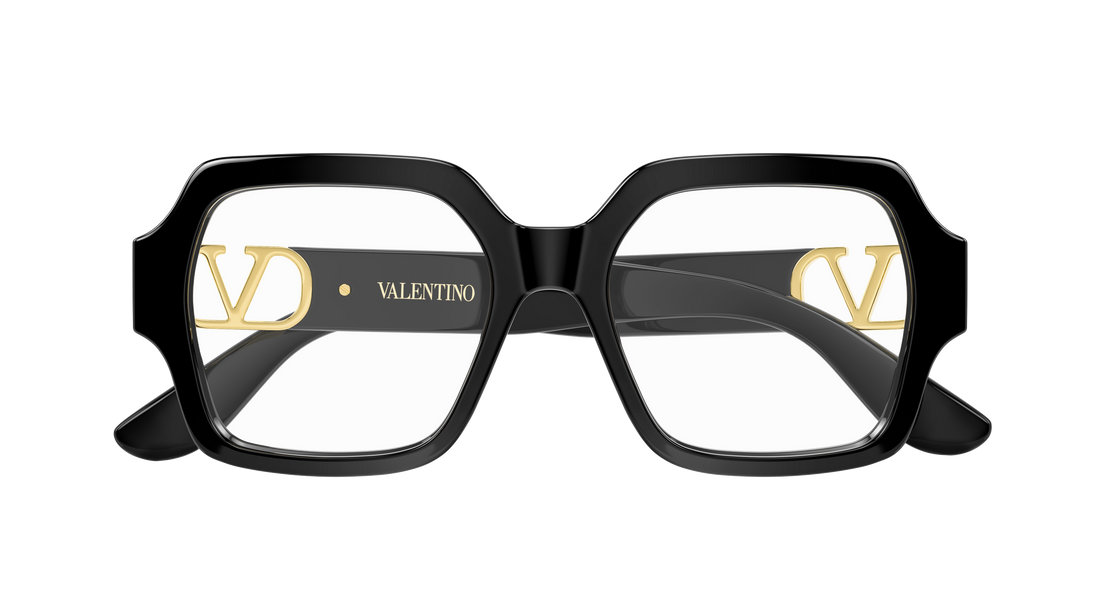 Lunettes de vue valentino vg0055o 001 negro geometrical/directional femenino taille 52mm - Vue détaillée