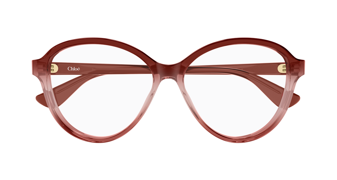 Lunettes de vue chloé ch0392o 004 rojo round/oval/panthos femenino taille 57mm - Vue détaillée
