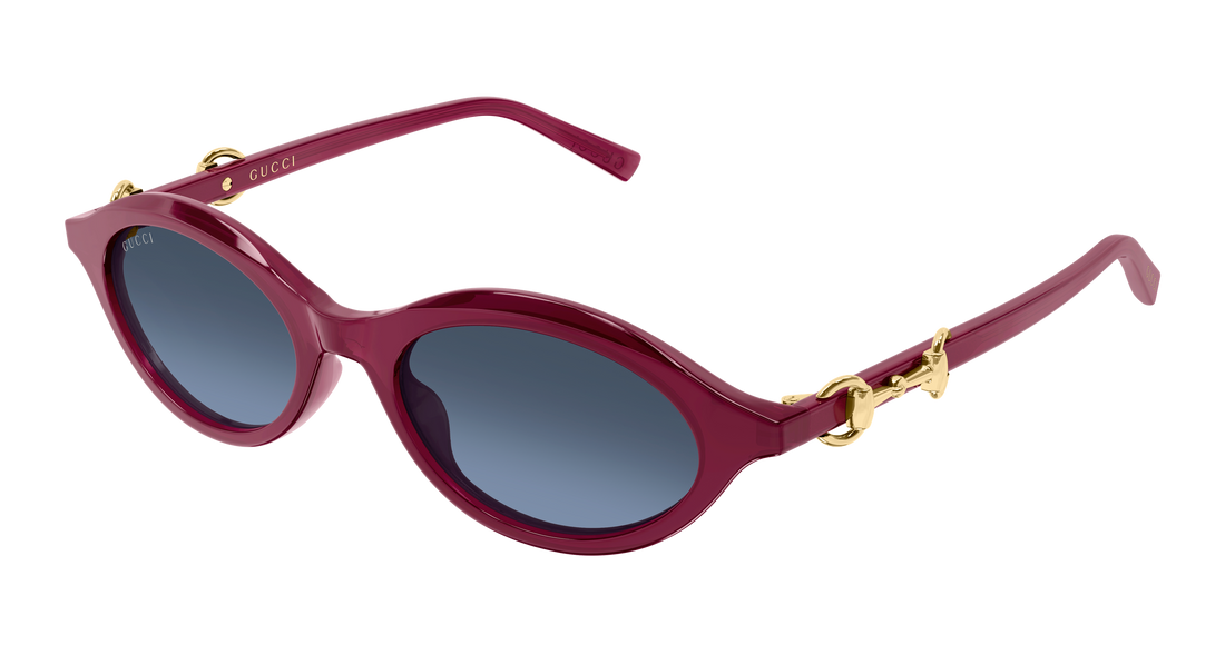 Sonnenbrillen gucci gg2215s 004 rojo round/oval/panthos femenino größe 51mm - Hauptansicht