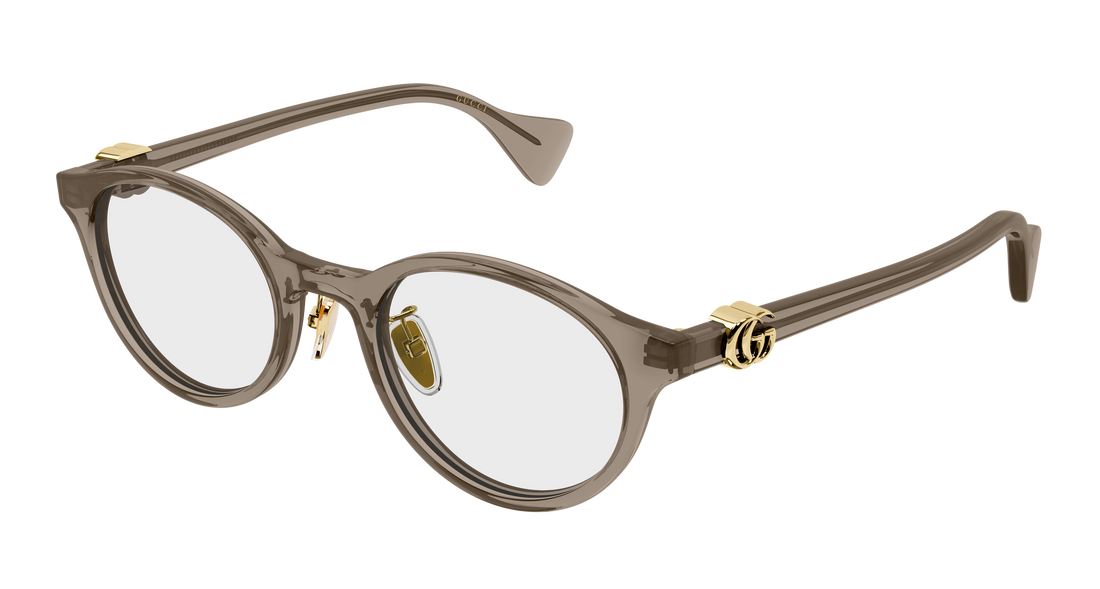 Lunettes de vue gucci gg2262oj 003 marron round/oval/panthos femenino taille 49mm - Vue principale