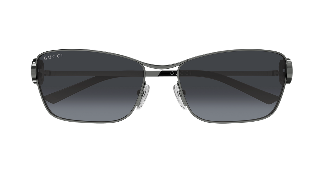 Occhiali da sole gucci gg2045s 001 plateado cat eye femenino taglia 58mm - Vista dettagliata