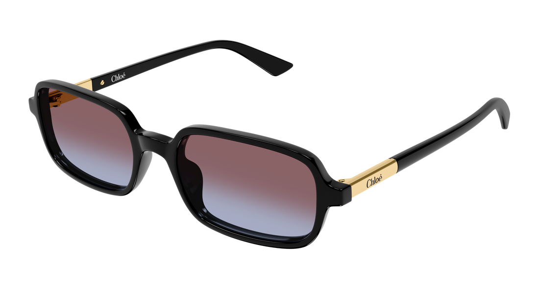 Óculos de sol chloé ch0363s 001 negro rectangular / squared femenino tamanho 53mm - Vista principal
