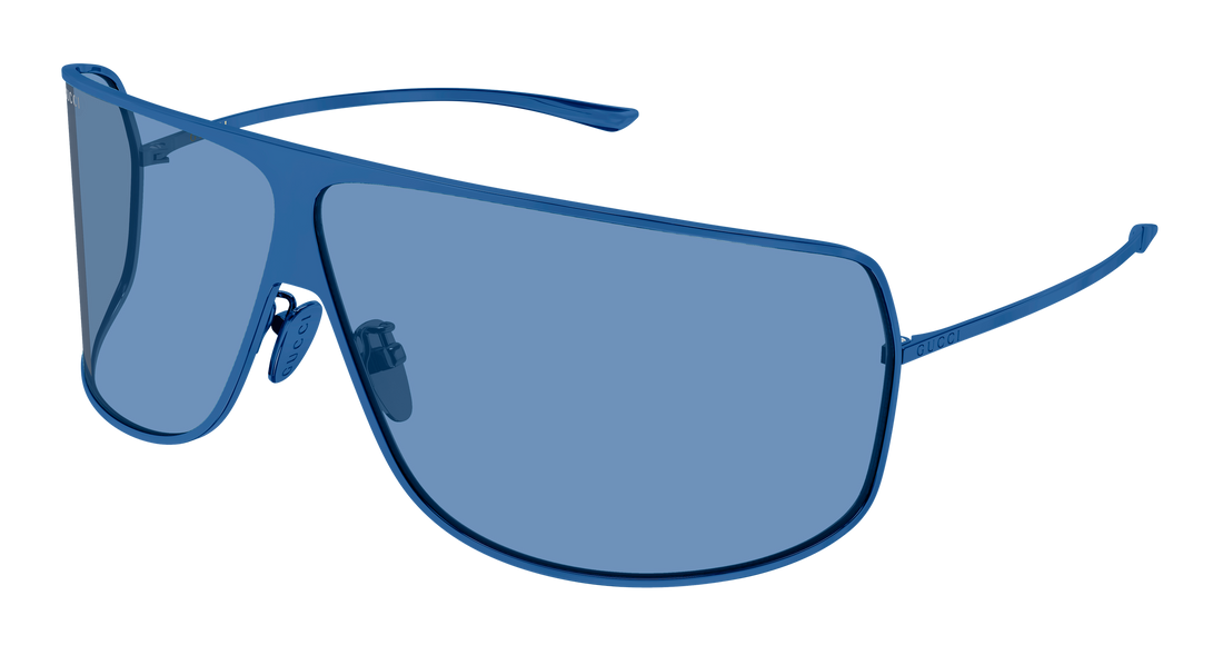 Lunettes de soleil gucci gg2276s 006 azul geometrical/directional unisex taille 80mm - Vue principale