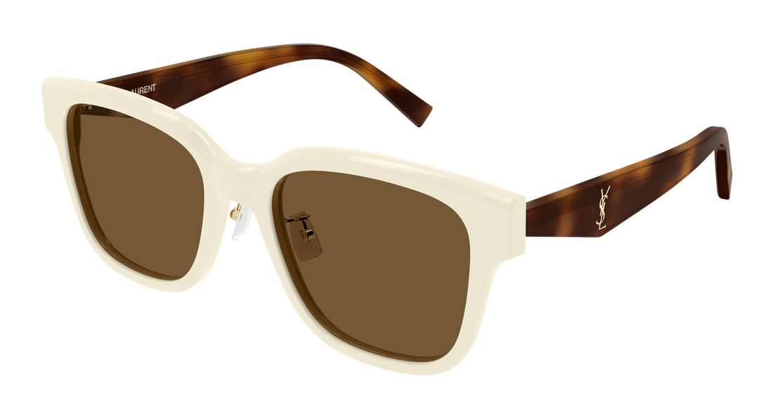 Sonnenbrillen saint laurent sl m173/k 004 beige geometrical/directional femenino größe 56mm - Hauptansicht