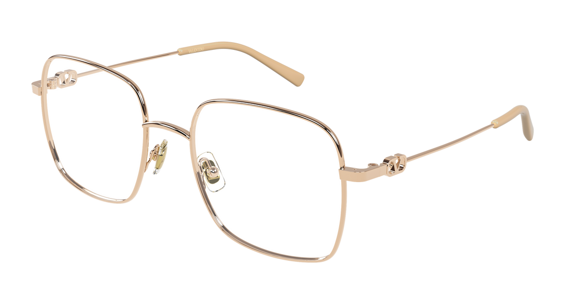 Lunettes de vue valentino vg0030o 004 dorado rectangular / squared femenino taille 53mm - Vue principale
