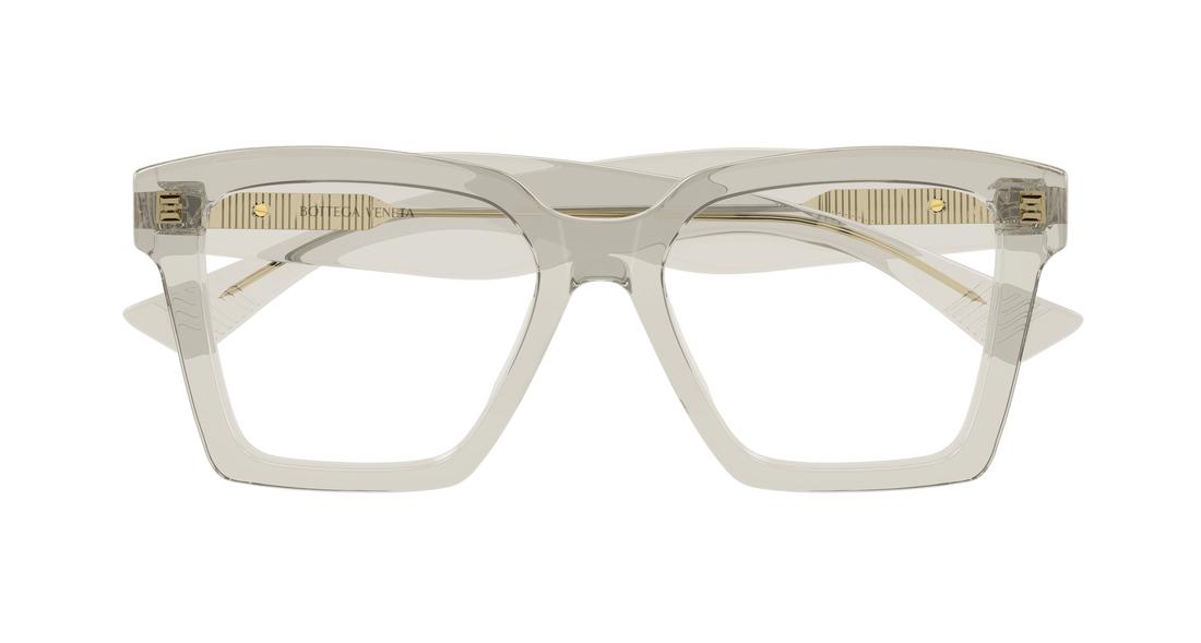 Prescription glasses bottega veneta bv1458o 003 beige rectangular / squared femenino size 52mm - Detailed view