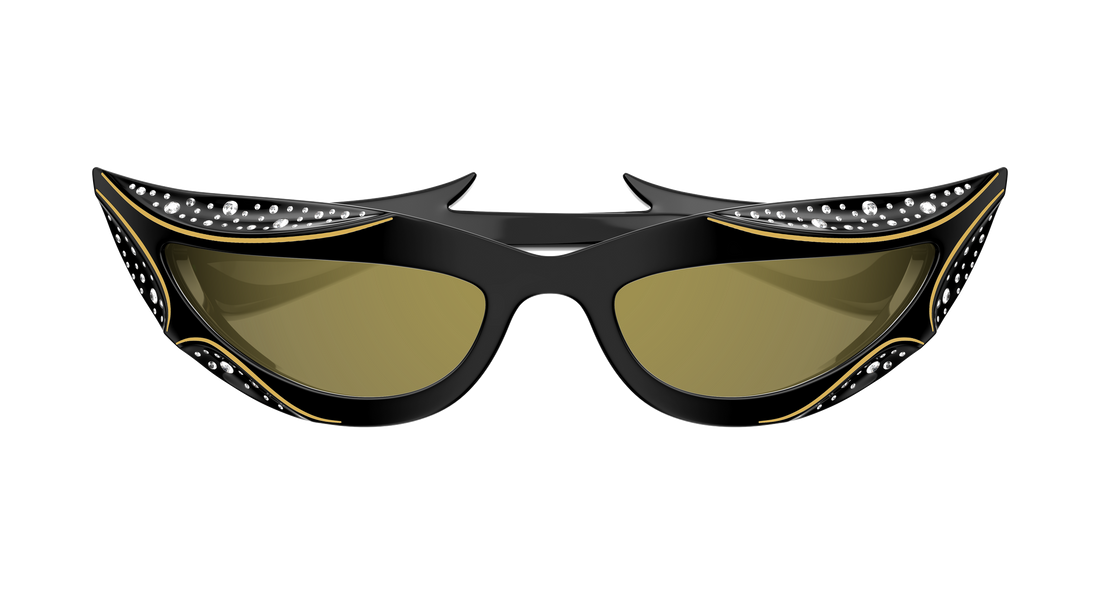 Sonnenbrillen valentino vg0073s 004 negro geometrical/directional unisex größe 56mm - Detailansicht