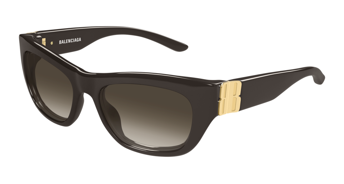 Sonnenbrillen balenciaga bb0506s 004 marron cat eye femenino größe 55mm - Hauptansicht