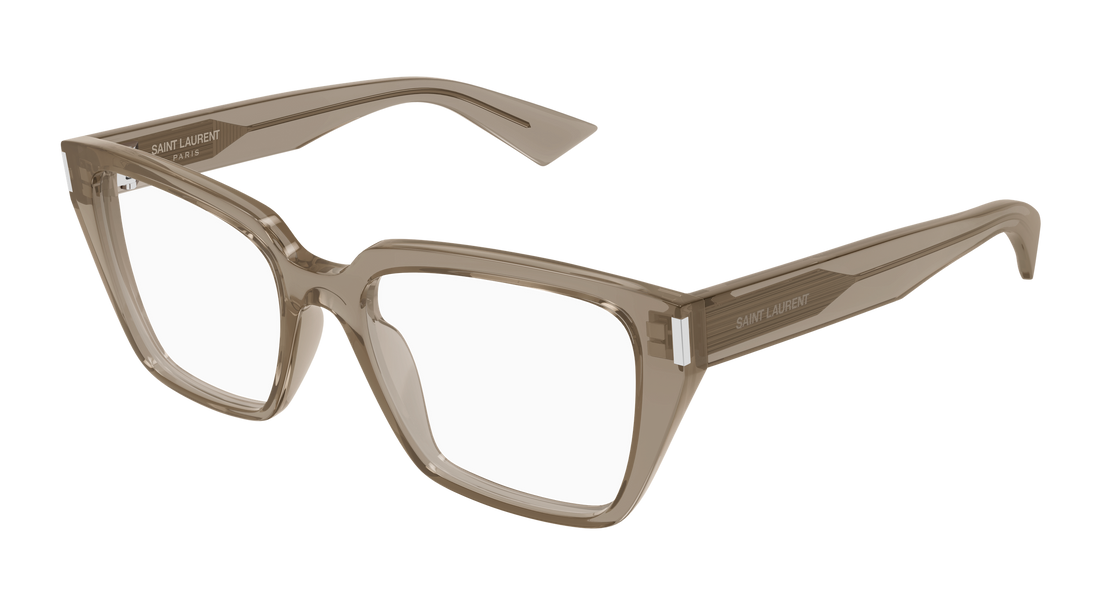 Brillen saint laurent sl 930 003 marron cat eye femenino größe 54mm - Hauptansicht