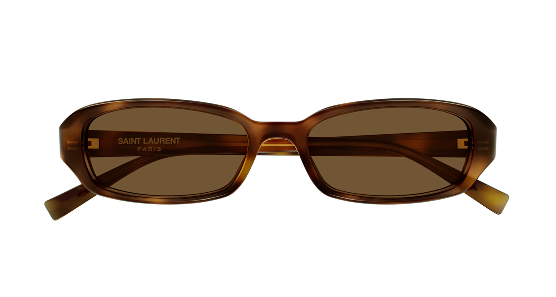 Lunettes de soleil saint laurent sl 872 erin 008 havana round/oval/panthos femenino taille 52mm - Vue détaillée