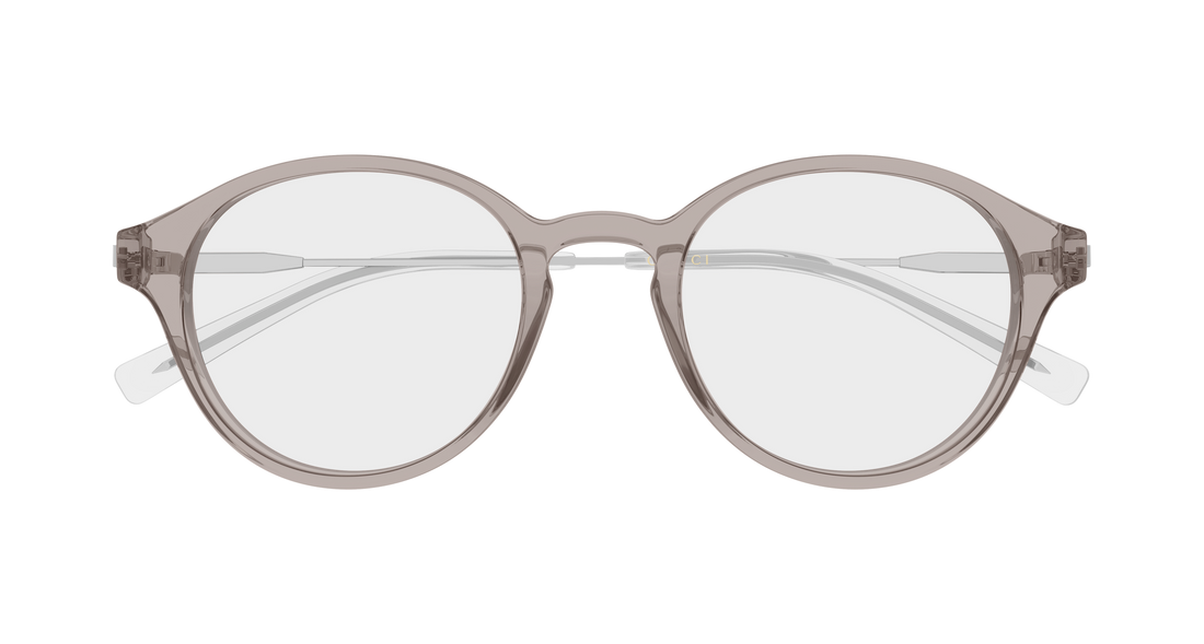 Brillen gucci gg2253o 003 gris round/oval/panthos masculino größe 49mm - Detailansicht
