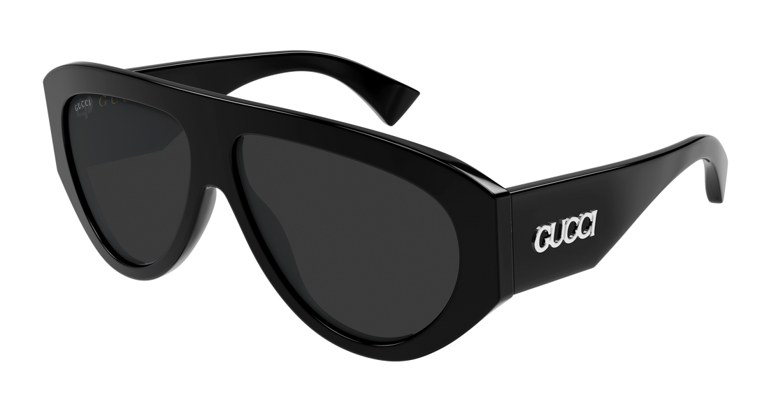 Gafas de sol gucci gg2128s 001 negro pilot/navigator masculino talla 58mm - Vista principal