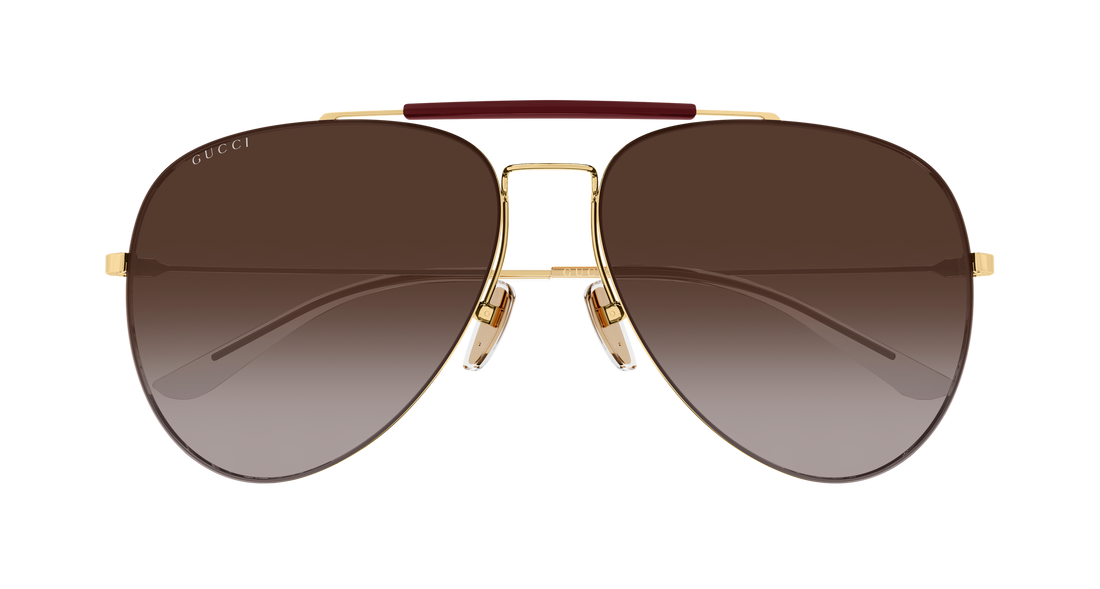 Sonnenbrillen gucci gg2255s 003 dorado pilot/navigator masculino größe 60mm - Detailansicht