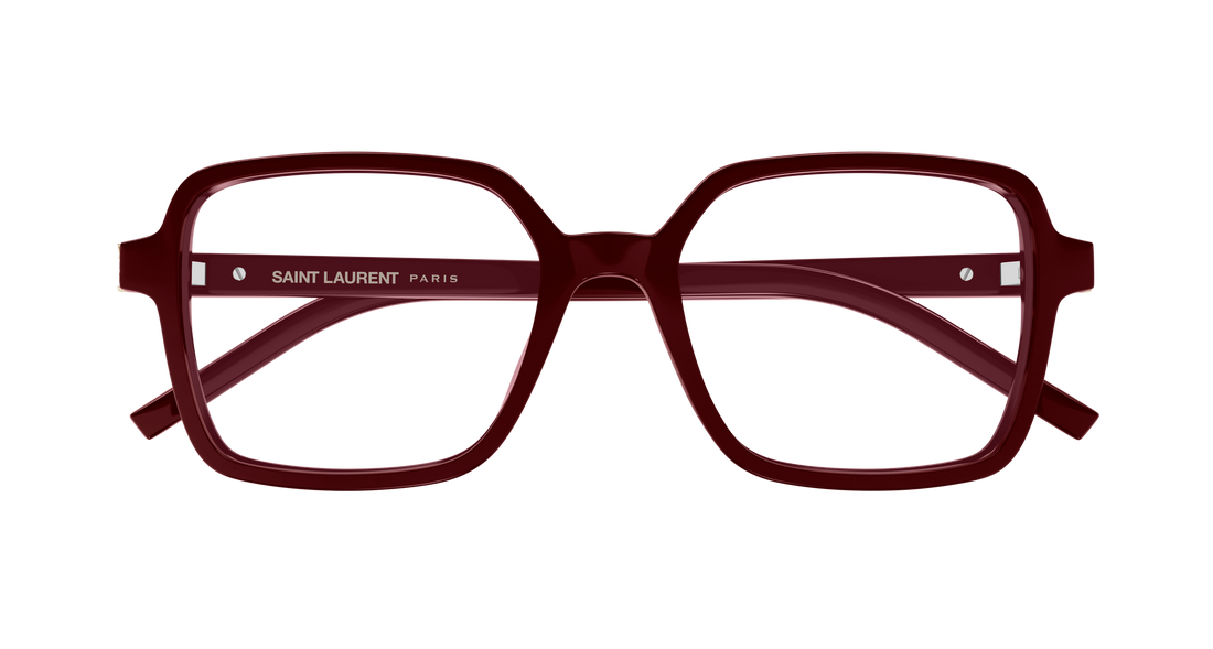 Gafas graduadas saint laurent sl m139 006 burdeos rectangular / squared femenino talla 54mm - Vista de detalle