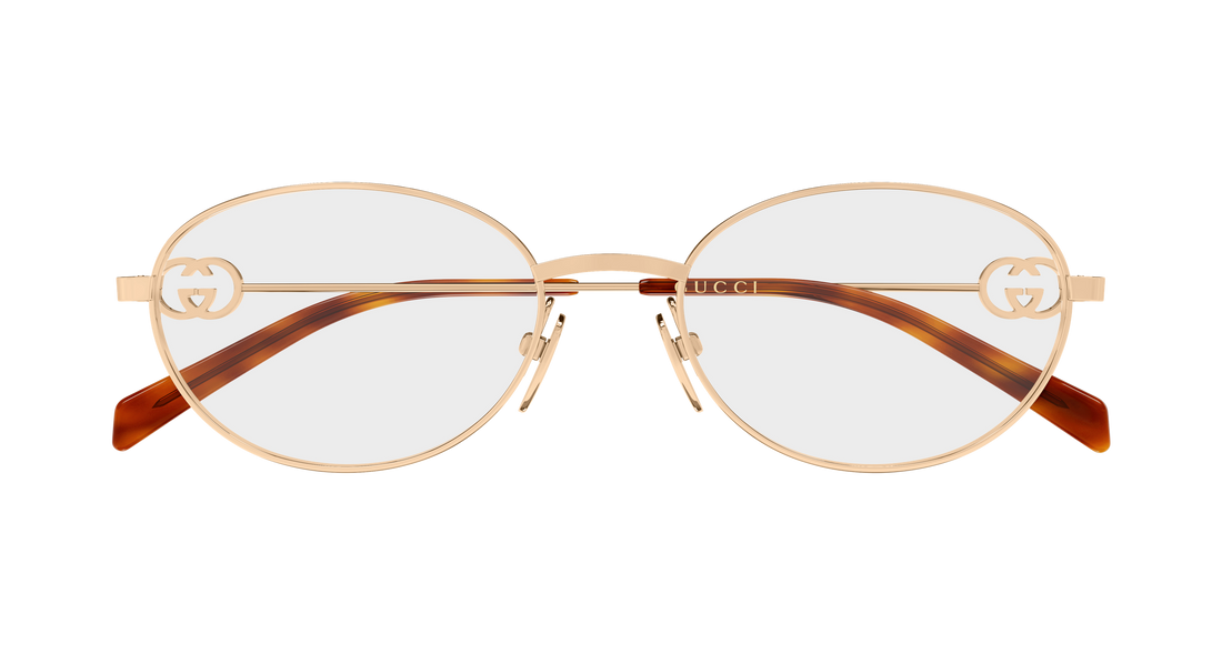 Brillen gucci gg2227o 003 dorado round/oval/panthos femenino größe 53mm - Detailansicht