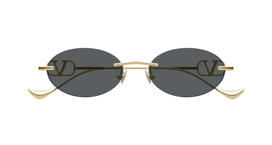 Occhiali da sole valentino vg0032s 001 dorado geometrical/directional femenino taglia 53mm - Vista dettagliata