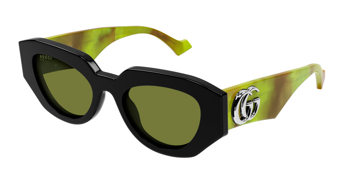 Sonnenbrillen gucci gg1421s 010 negro geometrical/directional femenino größe 51mm - Hauptansicht