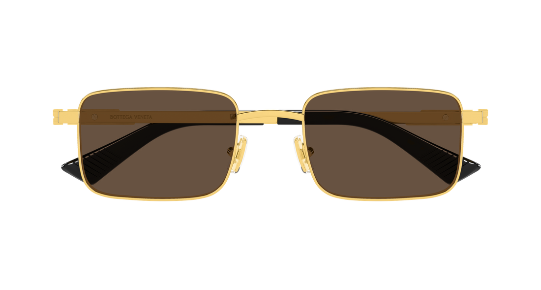 Sunglasses bottega veneta bv1469s 005 dorado rectangular / squared unisex size 53mm - Detailed view