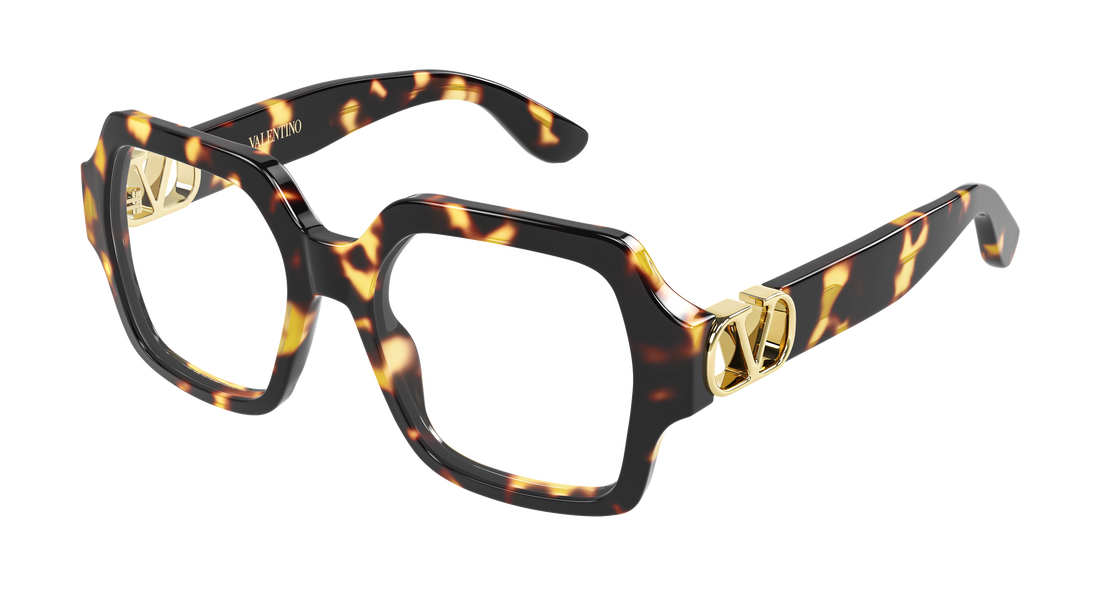 Lunettes de vue valentino vg0055o 003 havana geometrical/directional femenino taille 52mm - Vue principale
