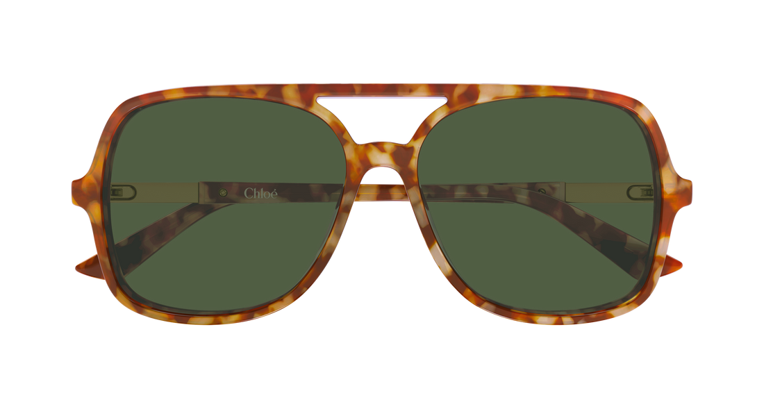 Gafas de sol chloé ch0364s 003 havana pilot/navigator femenino talla 57mm - Vista de detalle