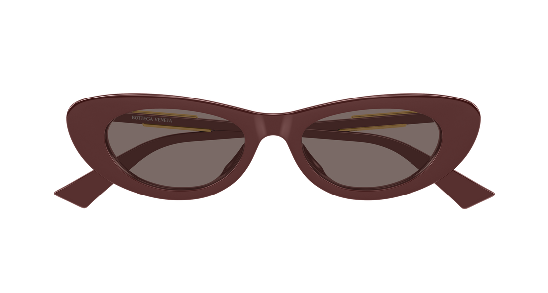 Sunglasses bottega veneta bv1447s 003 burdeos cat eye femenino size 51mm - Detailed view