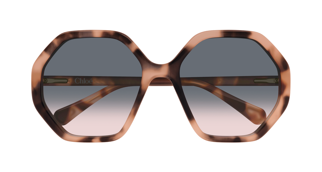 Lunettes de soleil chloé cc0004s 009 havana geometrical/directional infantil taille 51mm - Vue détaillée