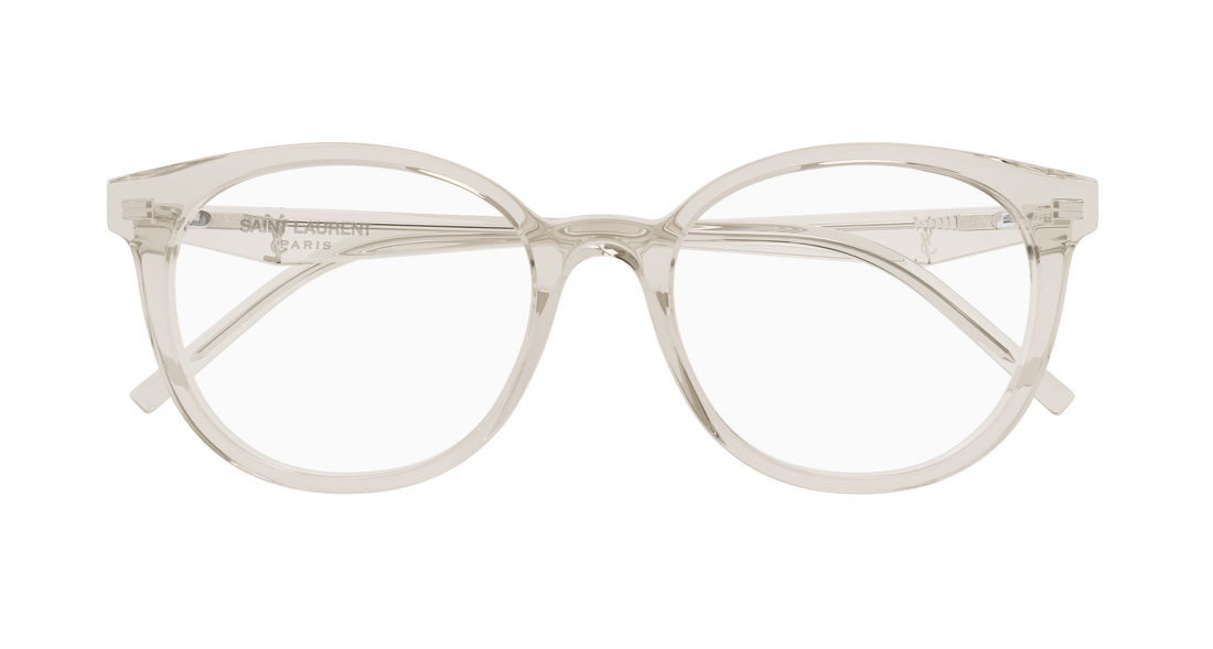 Lunettes de vue saint laurent sl m189/f 004 beige cat eye femenino taille 53mm - Vue détaillée