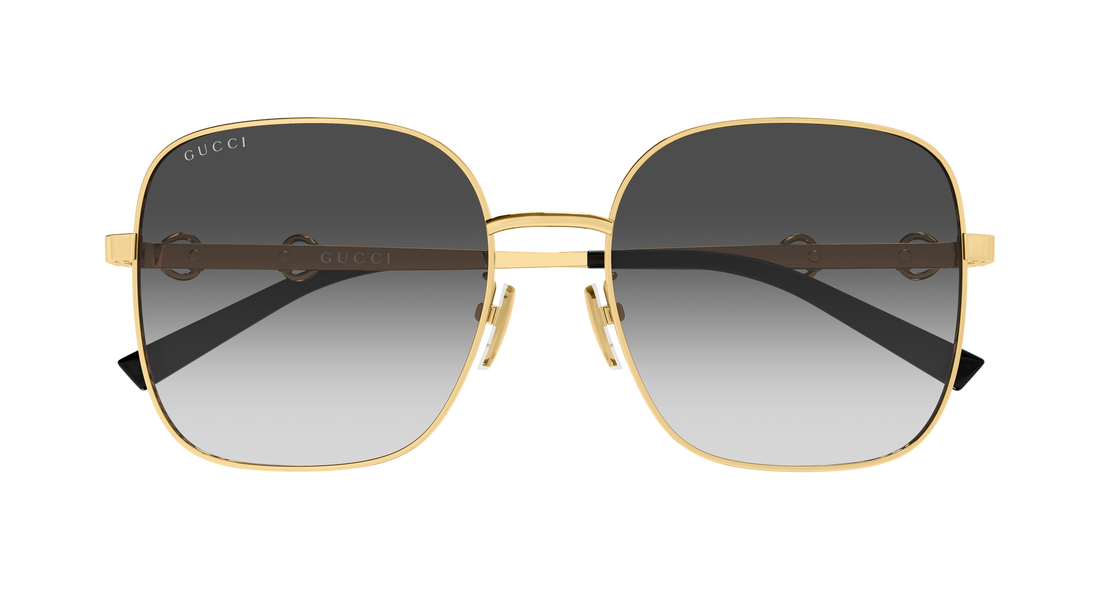 Occhiali da sole gucci gg2053s 001 dorado rectangular / squared femenino taglia 58mm - Vista dettagliata