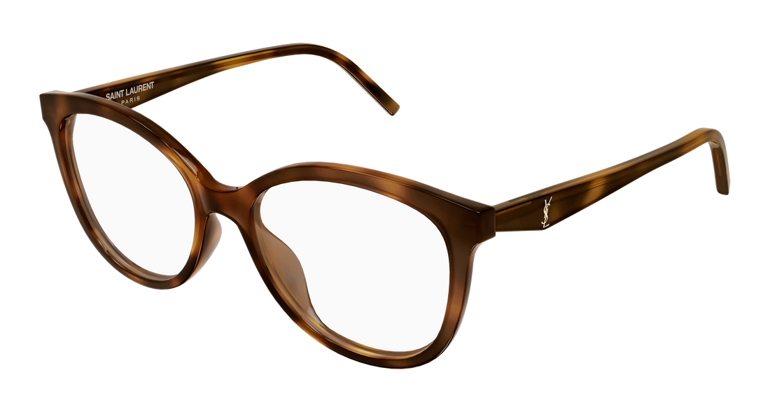 Lunettes de vue saint laurent sl m184 008 havana cat eye femenino taille 55mm - Vue principale