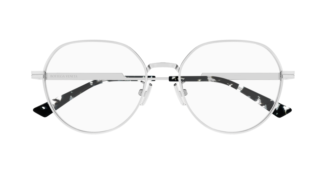 Lunettes de vue bottega veneta bv1520oj 002 plateado round/oval/panthos unisex taille 54mm - Vue détaillée