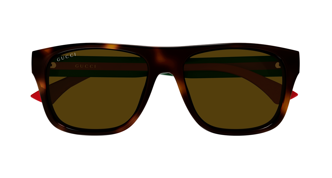 Sunglasses gucci gg2119s 002 havana rectangular / squared masculino size 56mm - Detailed view