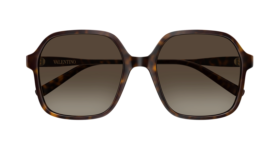 Occhiali da sole valentino vg0018s 002 havana rectangular / squared femenino taglia 56mm - Vista dettagliata