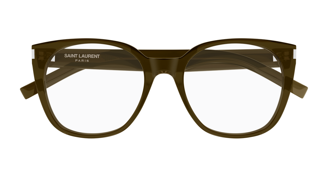Gafas graduadas saint laurent sl 897 006 marron cat eye femenino talla 55mm - Vista de detalle