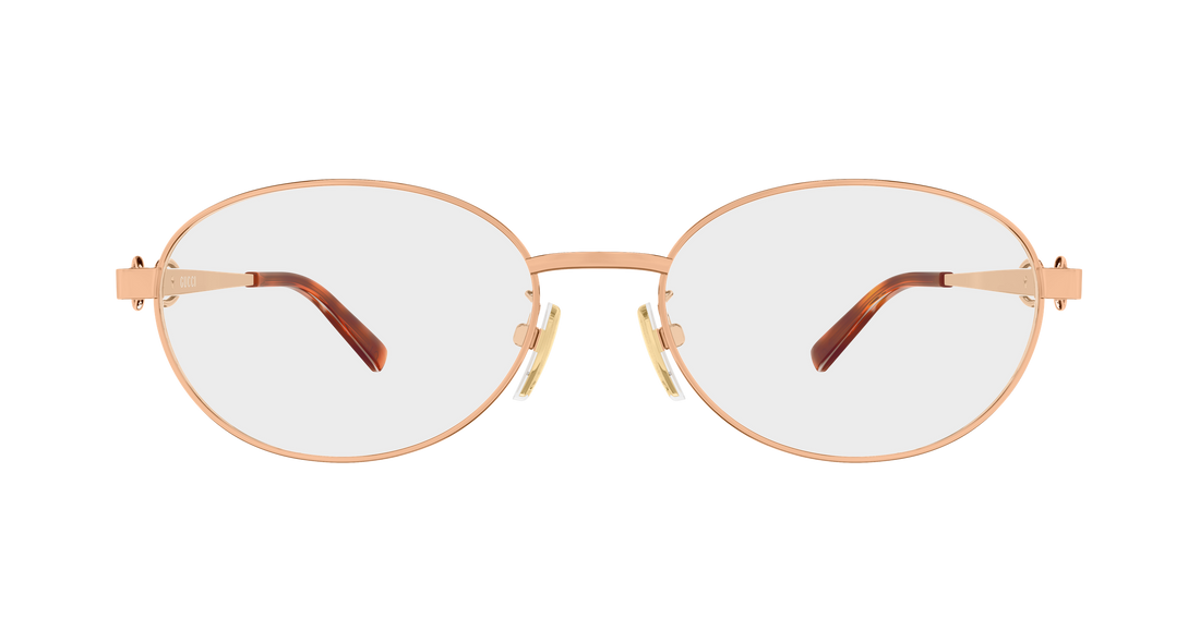Brillen gucci gg2221ok 003 dorado round/oval/panthos femenino größe 53mm - Detailansicht