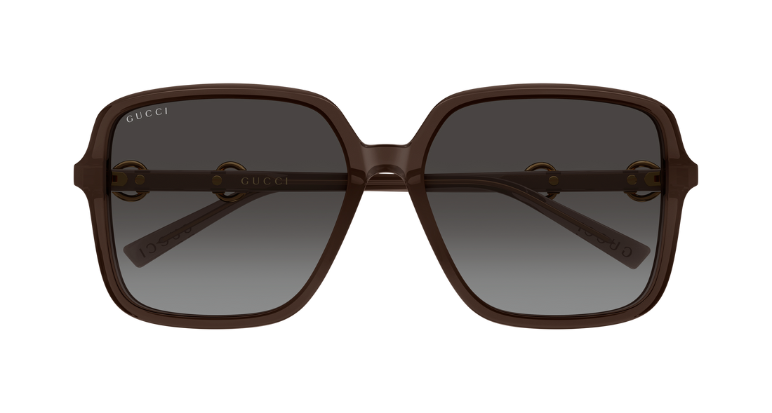 Sonnenbrillen gucci gg2219sa 003 marron butterfly femenino größe 59mm - Detailansicht