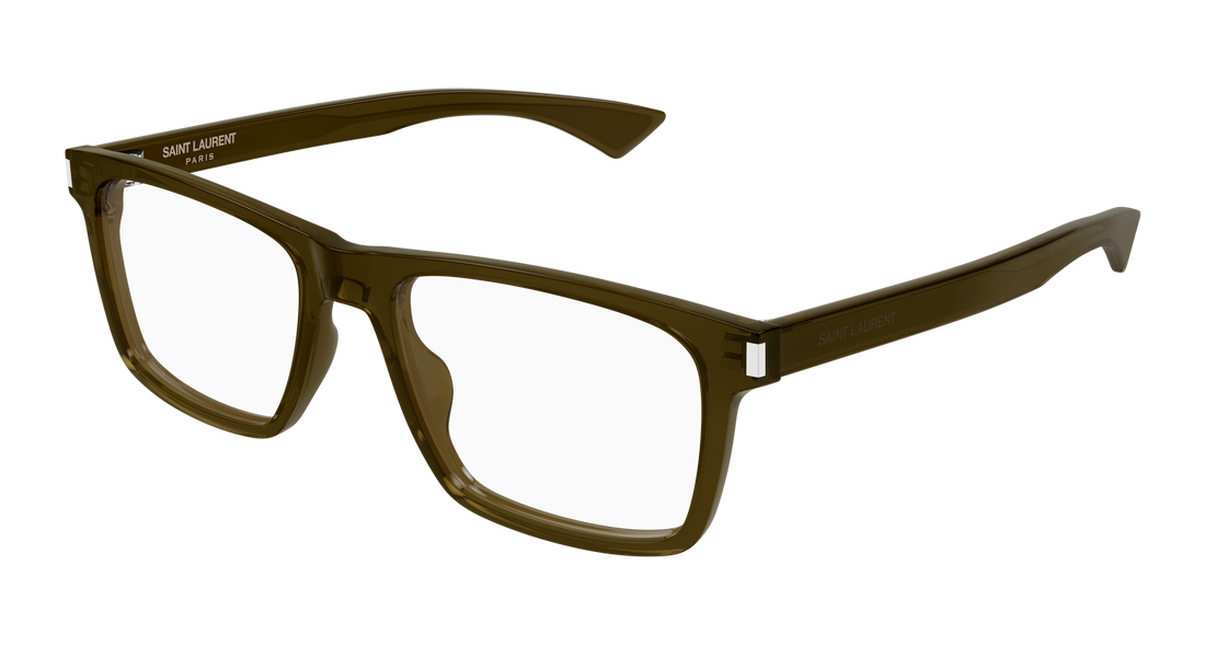 Gafas graduadas saint laurent sl 882 009 marron rectangular / squared masculino talla 57mm - Vista principal