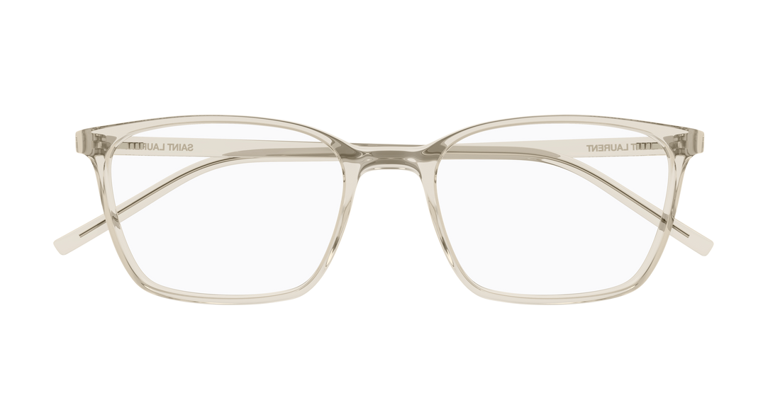 Gafas graduadas saint laurent sl 885 004 beige rectangular / squared unisex talla 53mm - Vista de detalle