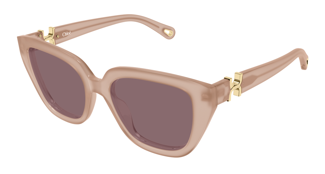 Lunettes de soleil chloé ch0410s 005 rosa cat eye femenino taille 53mm - Vue principale